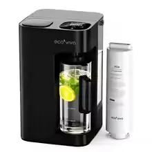 Mate 3 countertop reverse osmosis water filter with 8-stage RO filtration, 40oz water pitcher and smart auto-flush system